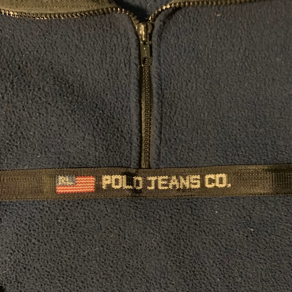 Polo Ralph Lauren Half-Zip USA Sweater Medium - Picture 4 of 5